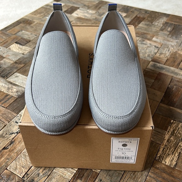 Rothy’s The Ravello Loafer Fog Grey Men’s 10 NWT - Picture 1 of 12